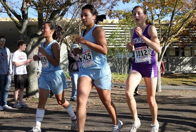 NCS XC D3 Girls-104.JPG - 2009 North Coast Section Cross Country Championships, Hayward High School, Hayward, California